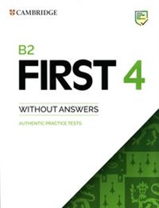 B2 First 4 Authentic Practice Tests polish books in canada