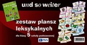 und so weiter Zestaw plansz leksykalnych dla klasy 5 szkoły podstawowej  bookstore