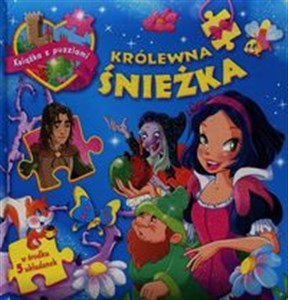 Królewna Śnieżka Książka z puzzlami 5 układanek books in polish