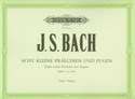 Acht kleine Praeludien und Fugen Eight little preludes and fuges BWV 553-560 Organ pl online bookstore