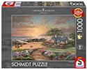 Puzzle 1000 Thomas Kinkade, Dom nad morzem  - 