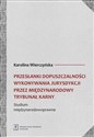 Przesłanki dopuszczalności wykonywania jurysdykcji przez międzynarodowy trybunał karny Studium międzynarodowoprawne bookstore