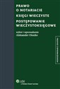 Prawo o notariacie Księgi wieczyste Postępowanie wieczystoksięgowe Canada Bookstore