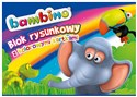 Blok rysunkowy z kolowymi kartkami A4 16 kartek Bambino buy polish books in Usa