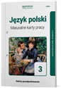 Język polski 3 Maturalne karty pracy Zakres rozszerzony online polish bookstore