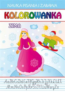 Kolorowanka Zima Nauka Pisania i Zabawa pl online bookstore