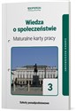 Wiedza o społeczeństwie 3 Maturalne karty pracy Zakres rozszerzony Szkoła ponadpodstawowa - Polish Bookstore USA