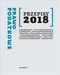 Prawo podatkowe Przepisy 2018  