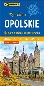 Województwo Opolskie Mapa Atrakcji Turystycznych 1:200 000 in polish