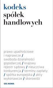 Kodeks spółek handlowych Polish bookstore