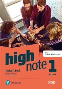 High Note 1 SB A2/A2+ + Online Resources PEARSON books in polish