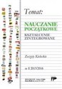 Nauczanie początkowe. Kształcenie zintegrowane 1 polish usa