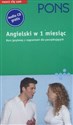 Pons Angielski w 1 miesiąc Ksiązka z płytą CD Dla początkujących Polish bookstore