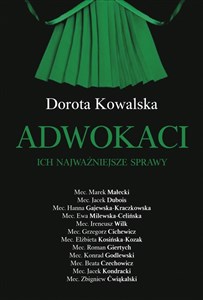 Adwokaci. Ich najważniejsze sprawy Polish bookstore