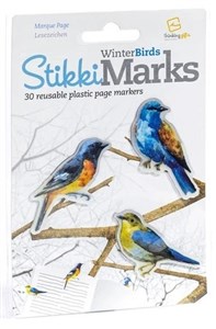 StikkiMarks Winter Birds Zakładki Ptaszki  polish usa