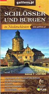 Zamki i pałace Dolnego Śląska. Mapa w skali 1:250 000 (wersja niemiecka) Canada Bookstore