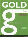 Gold First New Exam Maximiser with key books in polish