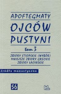 Apoftegmaty Ojców Pustyni t.3 polish books in canada