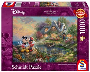 Puzzle 1000 PQ Myszka Miki & Minnie Disney T.Kinkade 108720 in polish