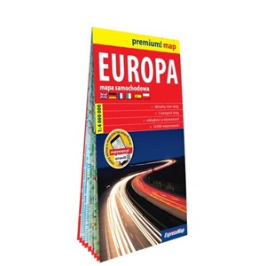Europa Mapa samochodowa 1:4 000 000 chicago polish bookstore