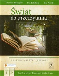 Świat do przeczytania 1 Podręcznik część 2 Kultura, Język, dialogi Liceum i technikum books in polish