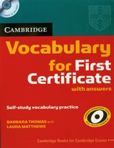 Cambridge Vocabulary for First Certificate with answers z płytą CD Polish bookstore