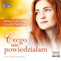 CD MP3 Czego nie powiedziałam  Polish bookstore