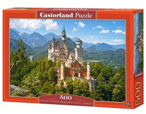 Puzzle 500el.:View of the Neuschwanstein Castle, Germany/B-53544 B-53544 chicago polish bookstore