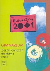 Matematyka 2001 2 Zeszyt ćwiczeń Część 1 Gimnazjum buy polish books in Usa