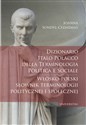 Dizionario italo-polacco della terminologia politica e sociale. Włosko-polski słownik terminologii p - Joanna Sondel-Cedarmas to buy in Canada
