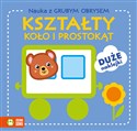 Nauka z grubym obrysem Kształty Koło i prostokąt - Opracowanie Zbiorowe