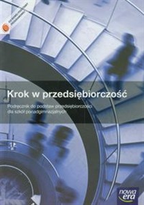 Krok w przedsiębiorczość Podręcznik do podstaw przedsiębiorczości z płytą CD Zakres podstawowy Szkoła ponadgimnazjalna polish books in canada