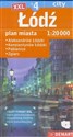 Plan miasta - Łódź XXL 1:20 000 DEMART polish books in canada