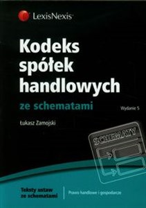 Kodeks spółek handlowych ze schematami Polish bookstore