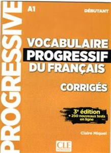 Vocabulaire progressif du Francais niveau debutant A1 klucz 3ed  