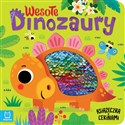 Wesołe dinozaury Książeczka z cekinami  Bookshop