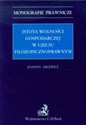 Istota wolności gospodarczej w ujęciu filozoficznoprawnym Canada Bookstore