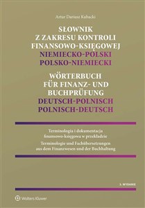 Słownik z zakresu kontroli finansowo-księgowej Niemiecko-polski, polsko-niemiecki books in polish