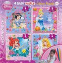 Puzzle Baby 4 Disney Księżniczki + mazaki mix books in polish