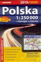 Polska atlas samochodowy 1:250 000 Wydanie 2019/2020 polish usa