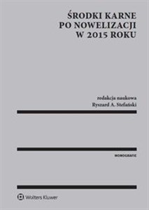 Środki karne po nowelizacji w 2015 r. - Polish Bookstore USA