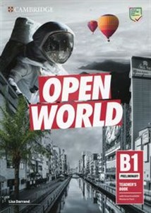 Open World Preliminary Teacher's Book with Downloadable Resource Pack poziom B1 in polish