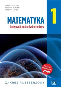 Matematyka 1 Podręcznik zakres rozszerzony Szkoła ponadpodstawowa 