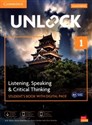 Unlock 1 Listening, Speaking & Critical Thinking Student's Book with Digital Pack poziom A1 - 