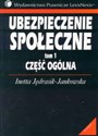 Ubezpieczenie społeczne t.1 books in polish