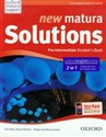 New Matura Solutions Pre-Intermediate Student's Book 2w1 + Get ready for Matura 2015 Kurs przygotowujący do matury. Matura podsatwowa 2015 - Polish Bookstore USA