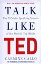 Talk like TED  