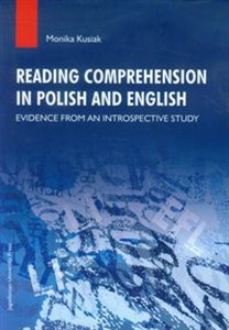 Reading Comprehension in Polish and English Polish bookstore