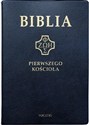 Biblia pierwszego Kościoła złocona granatowa Polish Books Canada