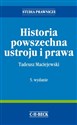 Historia powszechna ustroju i prawa polish books in canada